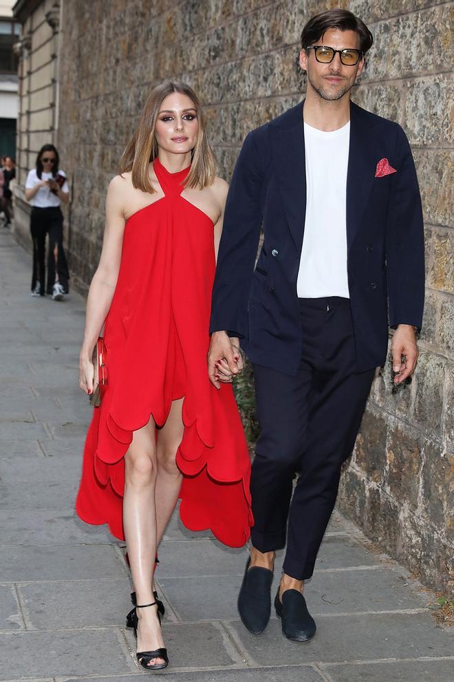 Olivia Palermo y su marido acuden al desfile de Valentino en Paris Haute Couture