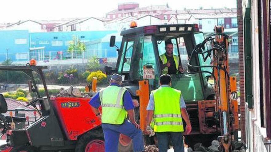 Zona de Ángel Nieto donde se produjo el reventón.