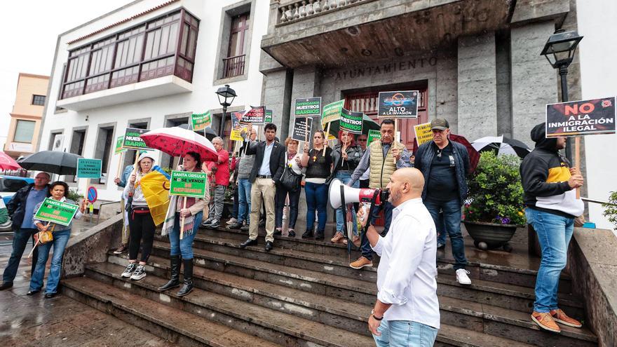 Concentración xenófoba en Santa Úrsula