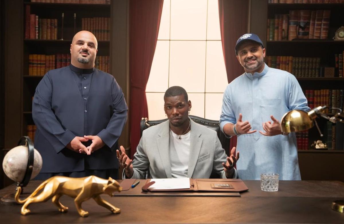 Pogba, en la firma del acuerdo