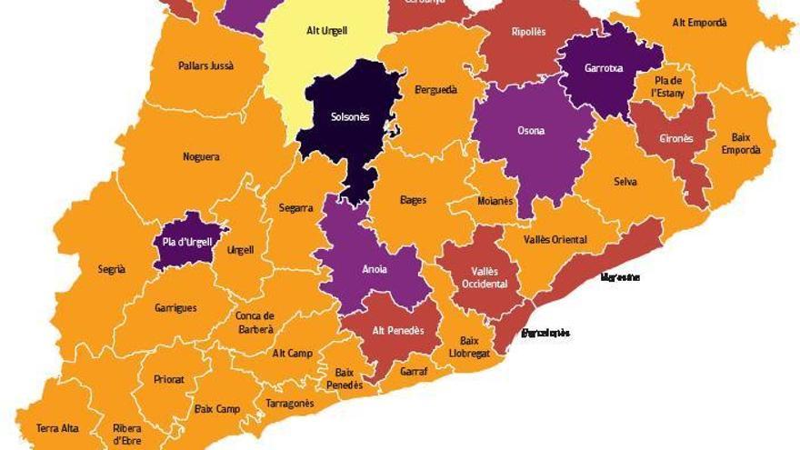 El risc de rebrot al Solsonès repunta i torna a passar de mil