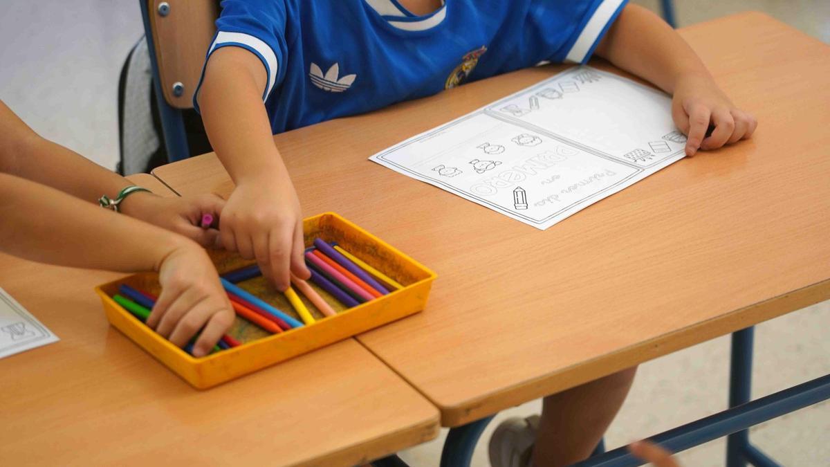 La vuelta al cole obliga a comprar numeroso material para los niños.