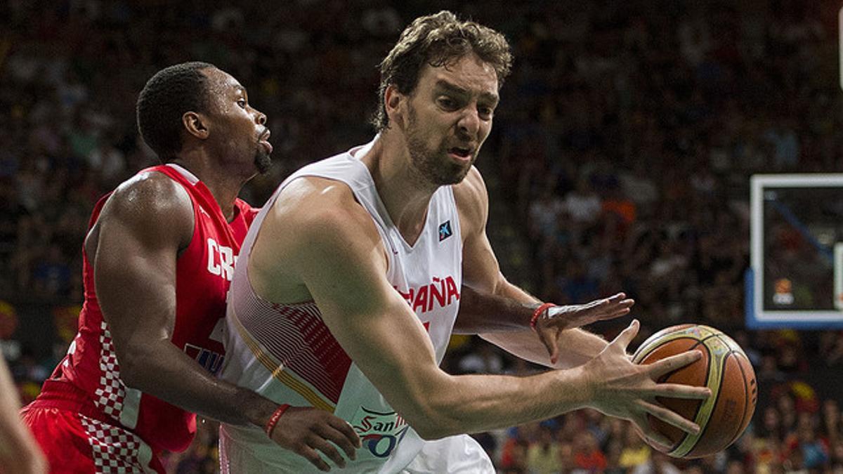 Pau Gasol supera a Lafayette, en el amistoso de este miércoles en Badalona