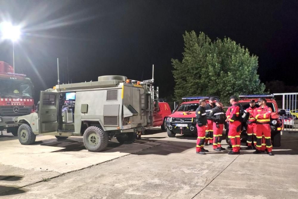 Simulacre d'accident al túnel de Pertús