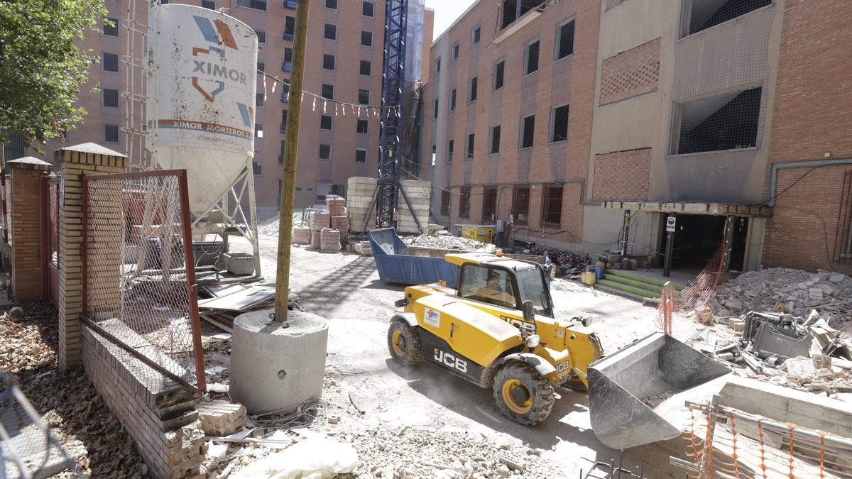 Obras en los antiguos juzgados de Córdoba.