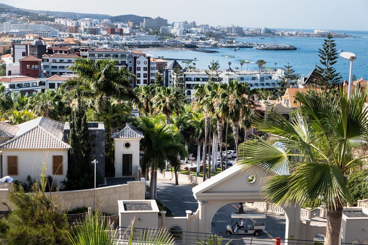 Viviendas junto al mar.