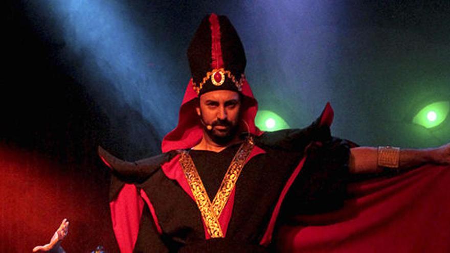 El personaje de Jafar (David Pomar).