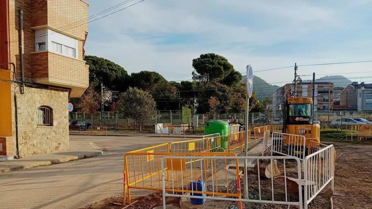 Una de les actuacions fetes per Endesa per reforçar el servei a Sant Vicenç