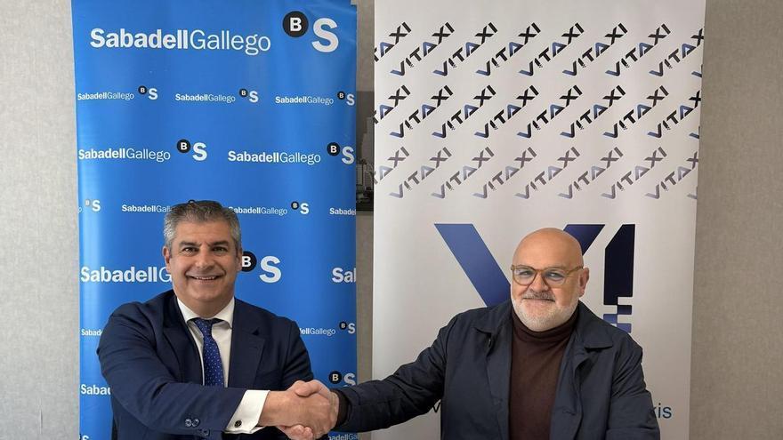 Vitaxi suma el respaldo de Banco Sabadell para reforzar su ofensiva en el taxi vigués