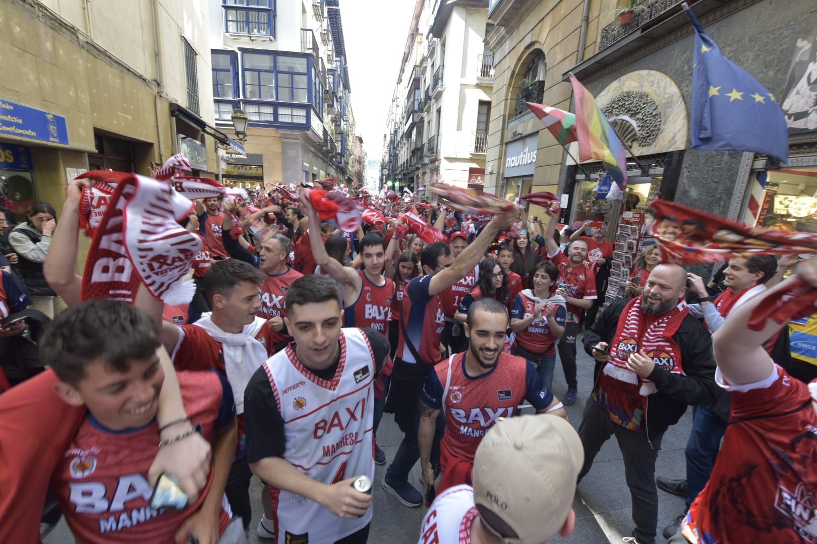 La festa prèvia al partit entre el Baxi i el Ludwigsburg