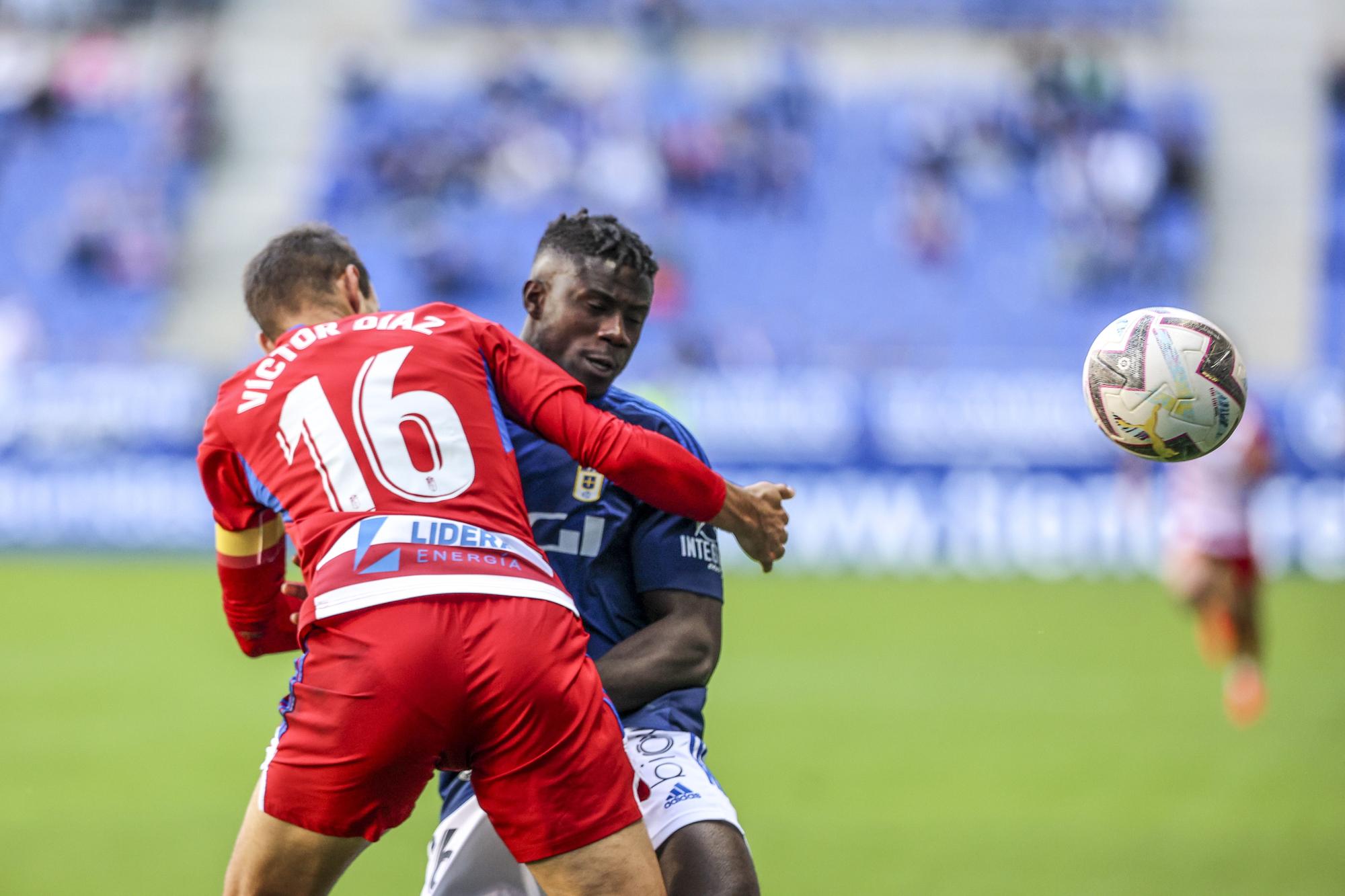 En imágenes: así fue el encuentro entre Real Oviedo y Granada en el Tartiere