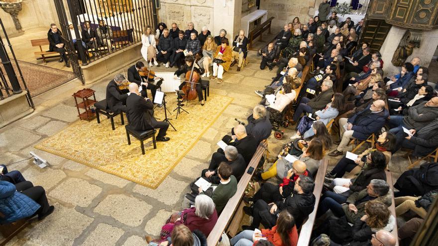 VIDEO | El festival Atrium Musicae estrena la iglesia de Santiago como escenario