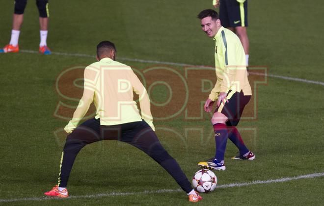 ENTRENO BARÇA EN NICOSIA