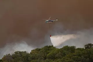 Así avanza el fuego en Tarifa: más de 1.500 personas siguen desalojadas