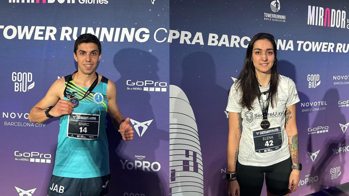 Marc Rocadembosch, junto a Elena B. De Castro, en la categoría 'pro'