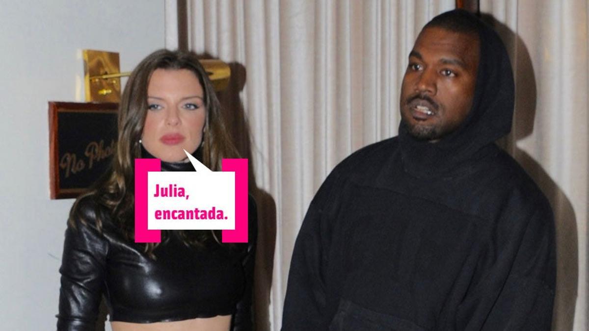 Julia Fox, la novia de Kanye West, no copia a Kim Kardashian (eso dijo ella)