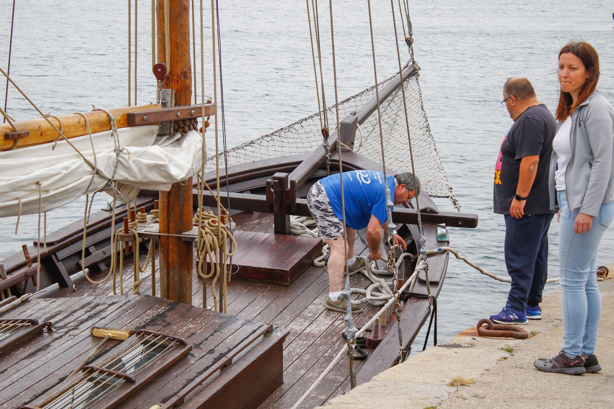 A vela tradicional volve navegar na Arousa