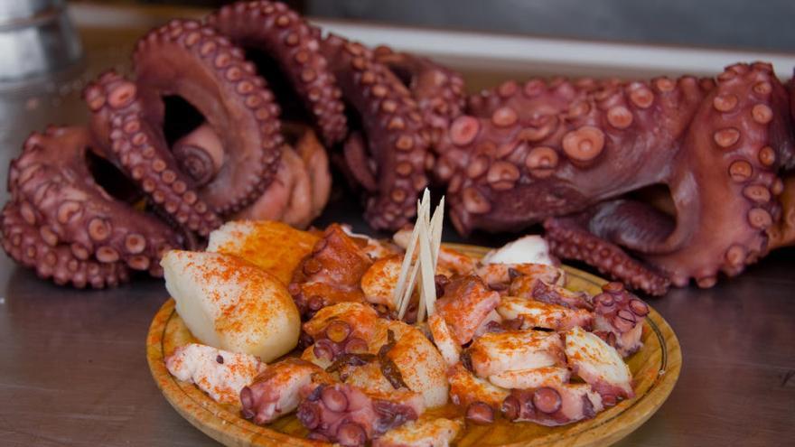 Platos gallegos en la mesa de Oviedo