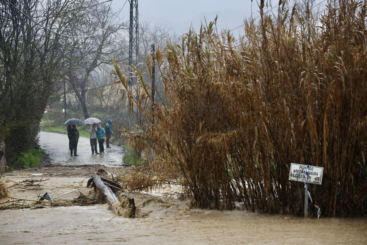 Borrasca Leonardo a su paso por Ronda