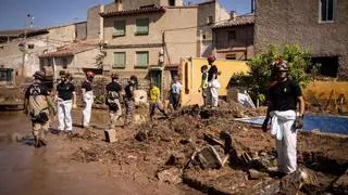 La UME dejará en las próximas horas las zonas afectadas por las tormentas en Aragón