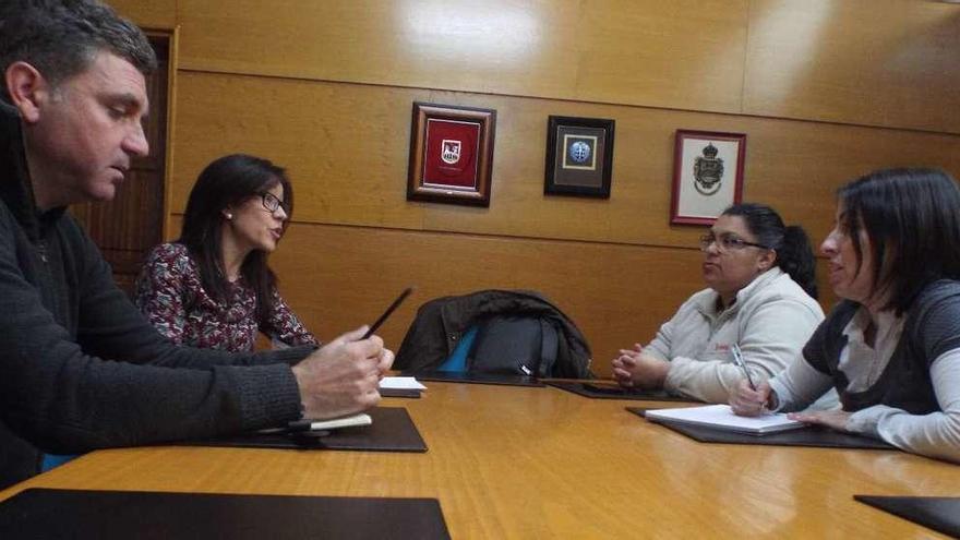 Representantes del Concello de Silleda y del ANPA cerraron en una reunión la celebración de la jornada.