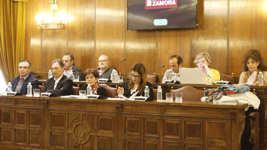 Pleno de la Diputación de Zamora celebrado ayer.