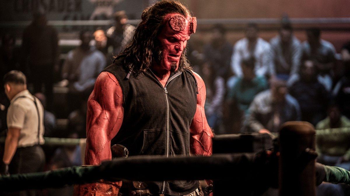 David Harbour, en un fotograma de 'Hellboy'