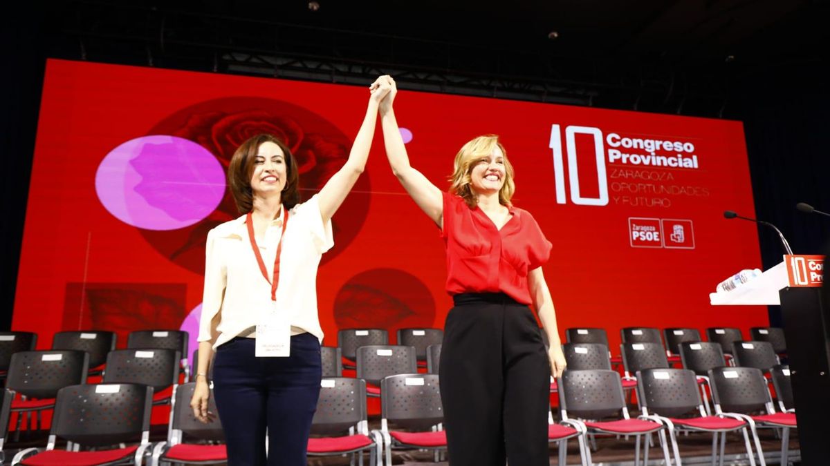 En imágenes | Los militantes eligen a la nueva Ejecutiva del PSOE en Zaragoza