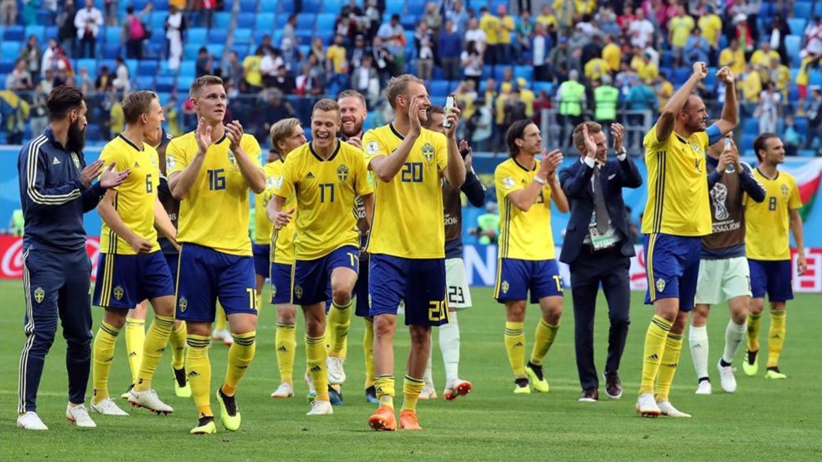 Suecia tras su clasificación a cuartos