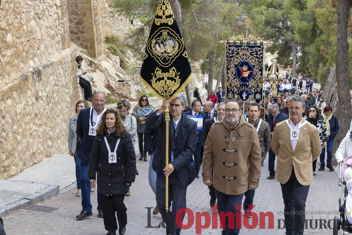 Cofradías y Hermandades de Semana Santa Peregrinan a Caravaca
