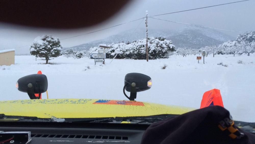 Nieve en las zonas altas de la Región