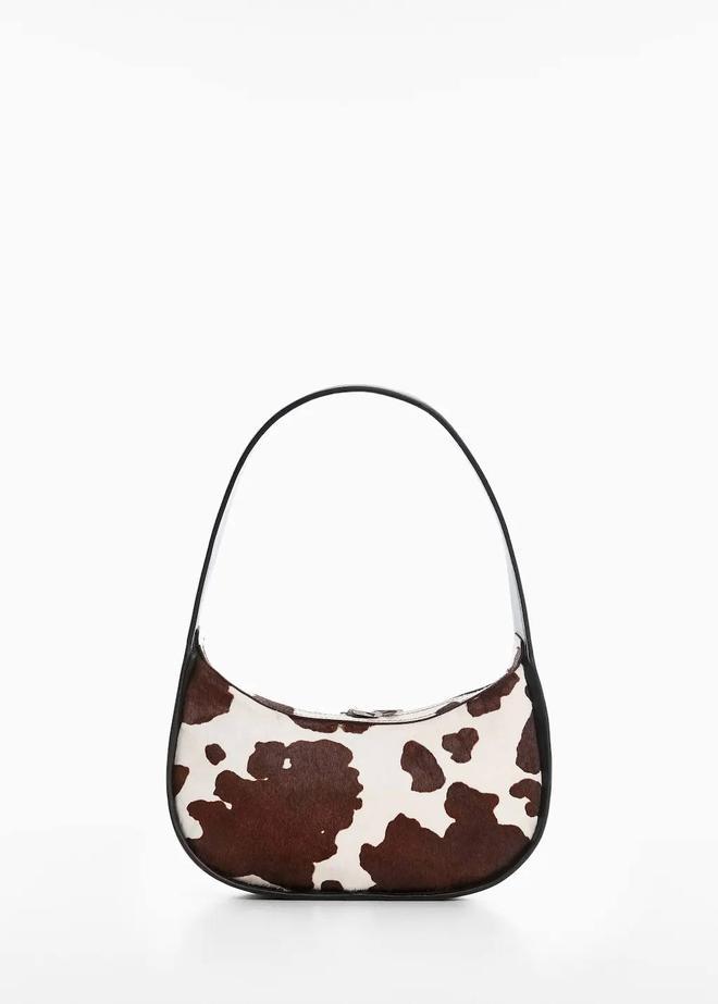 Bolso 'animal print' de Mango