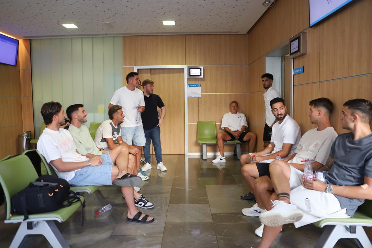 Los reconocimientos médicos del Córdoba CF 25-26, en imágenes