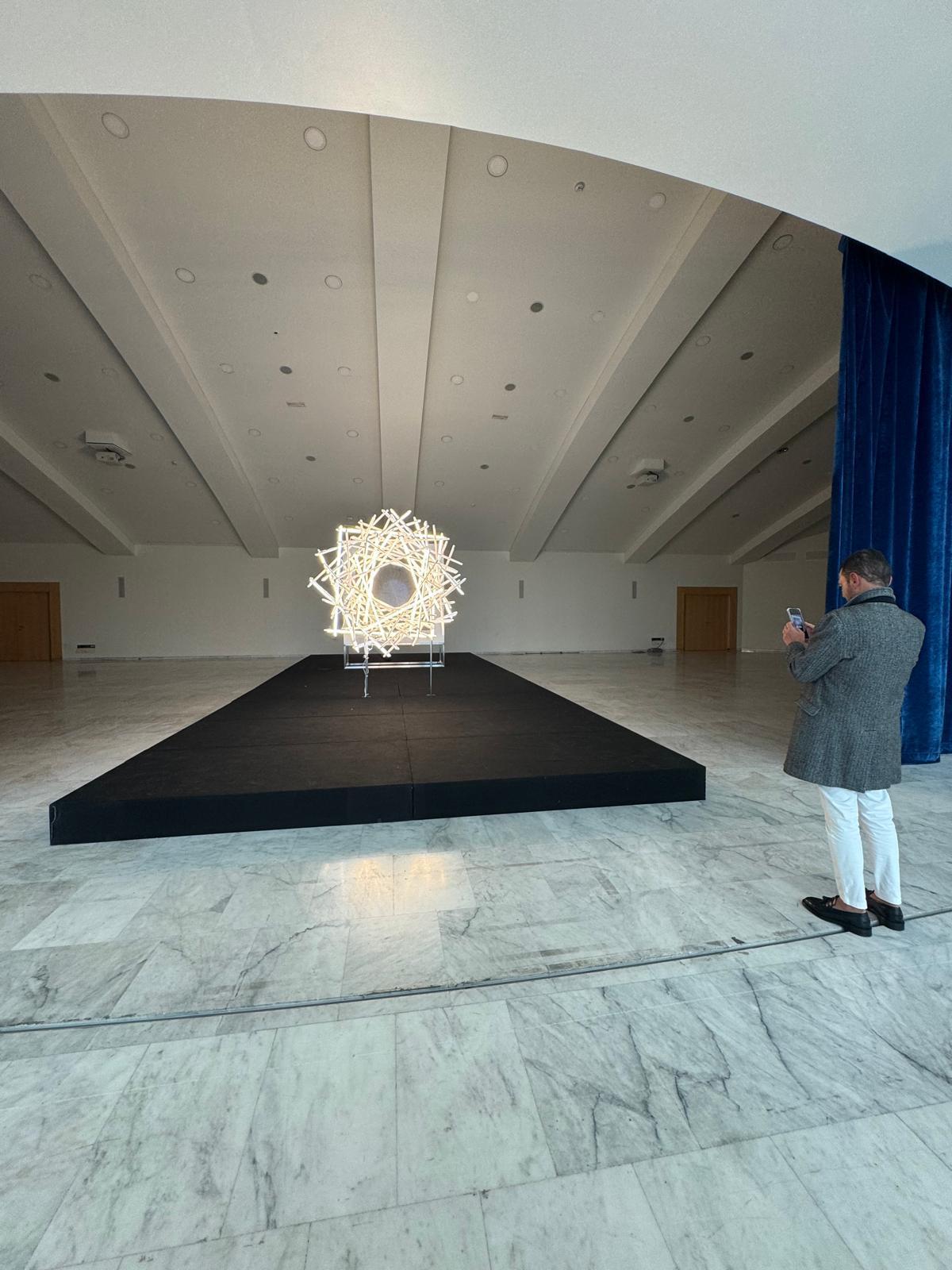 La obra de Armesto en la última edición de la semana del arte de Oviedo.