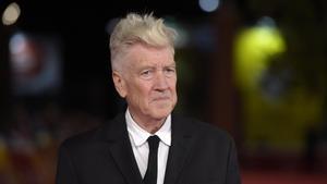David Lynch en la alfombra roja del Festival de cine de Roma en 2017. 