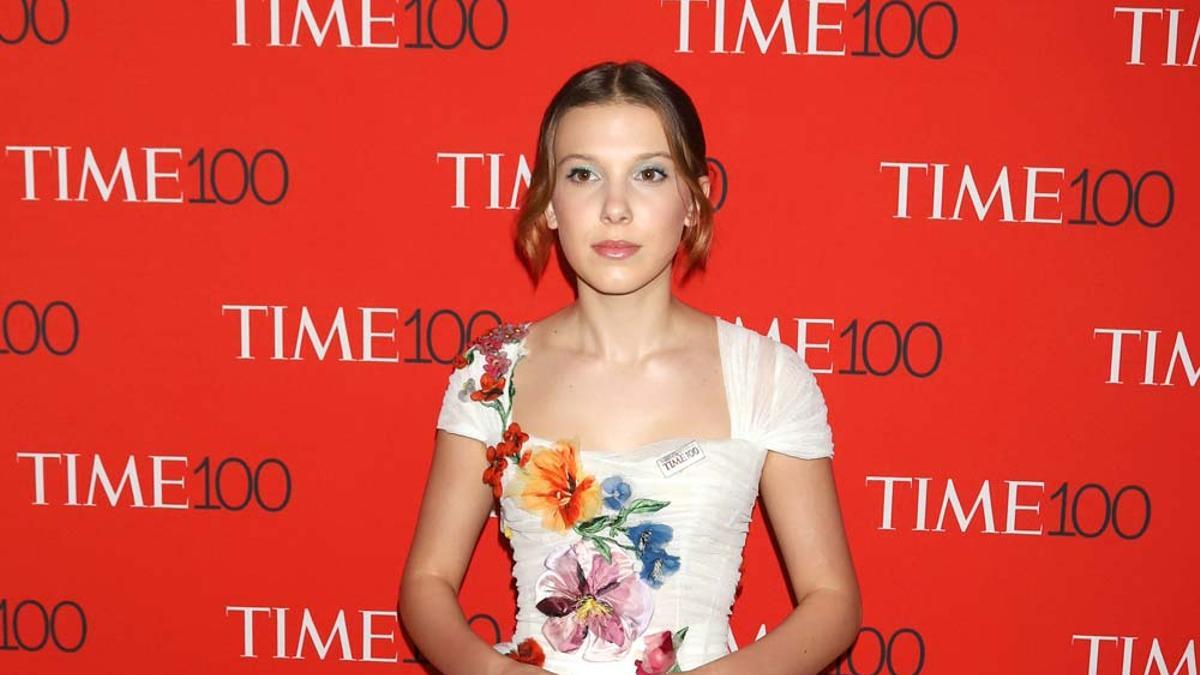 Millie Bobby Brown, con un vestido muy primaveral en la gala Times 100