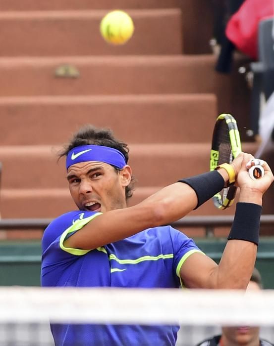 Partido de cuartos de final de Roland Garros entre Nadal y Carreño