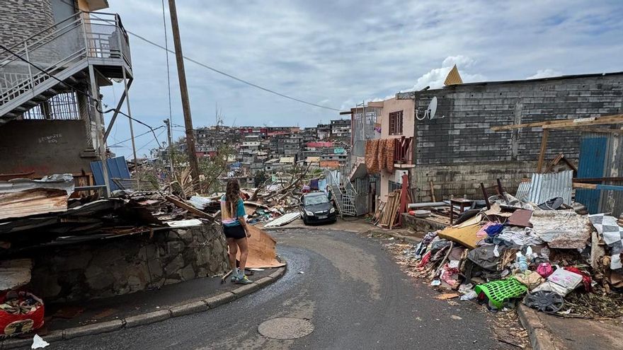 Así ha quedado Mayotte tras el huracán Chido