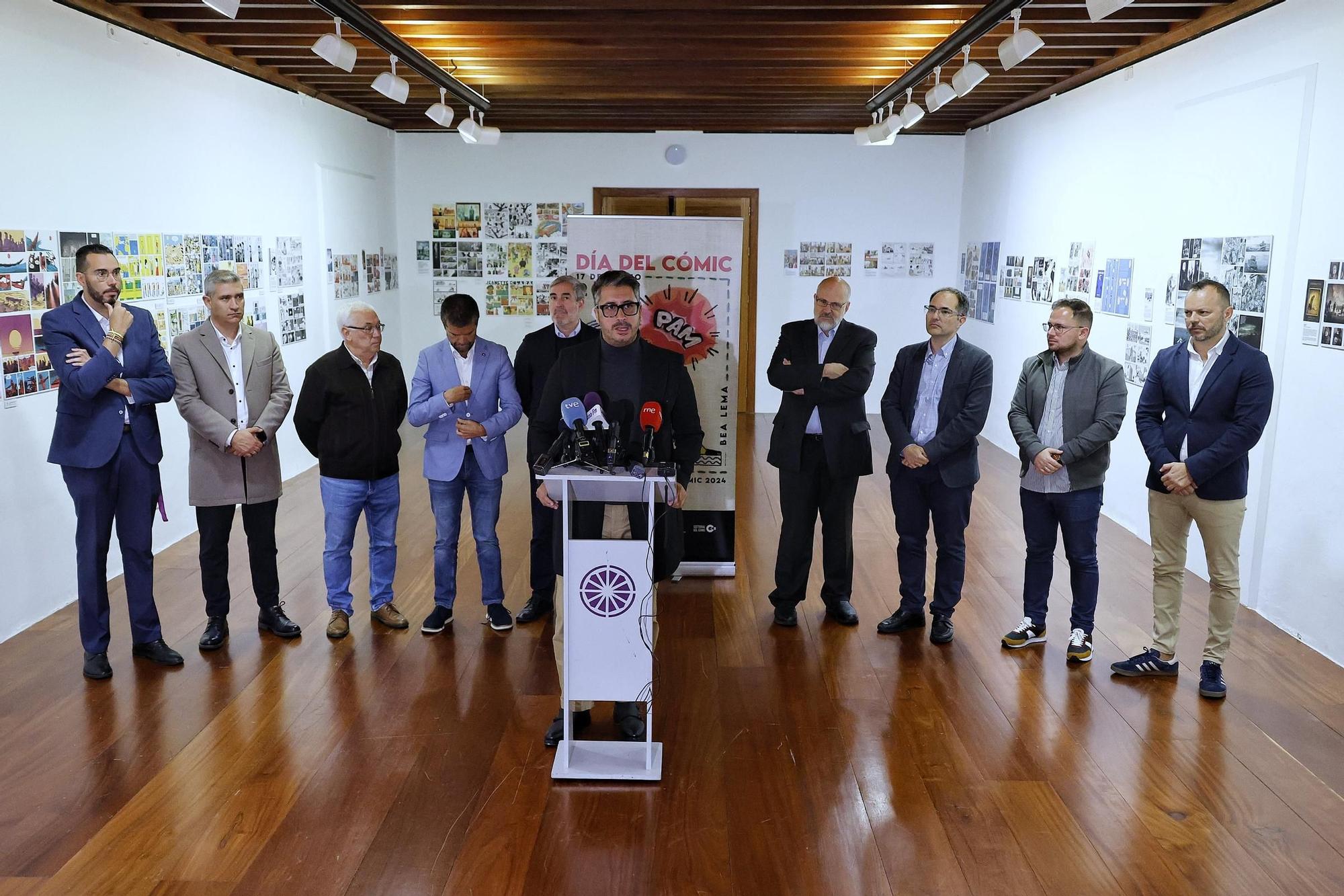 Inauguración de la exposición 'Viñetas y Fronteras'
