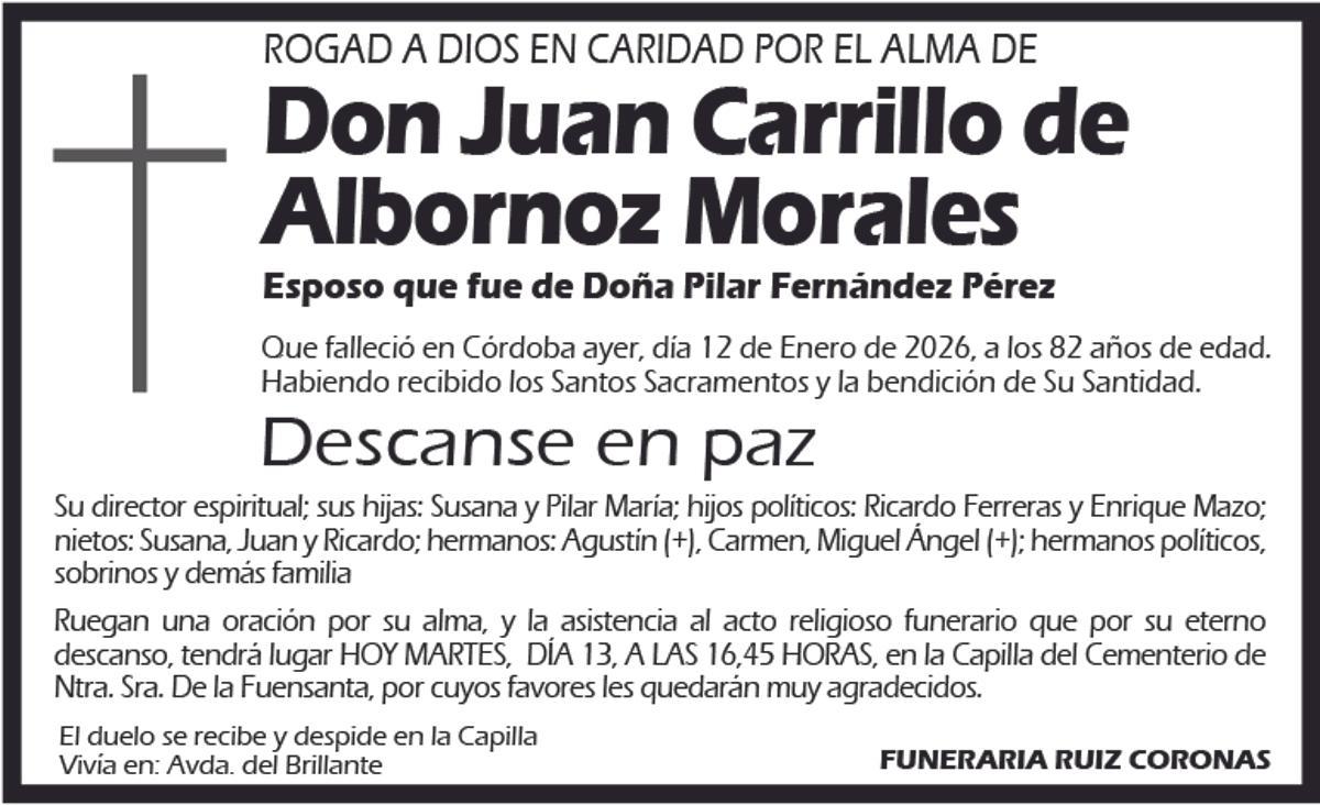 Juan Carrillo de Albornoz Morales