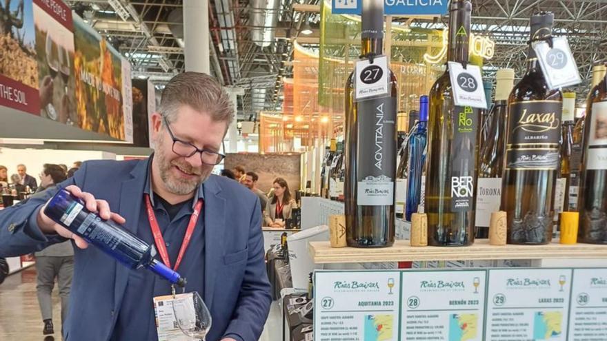 Los vinos de la Denominación de Orixe Rías Baixas se exhiben en la feria ProWein 2024 en Alemania