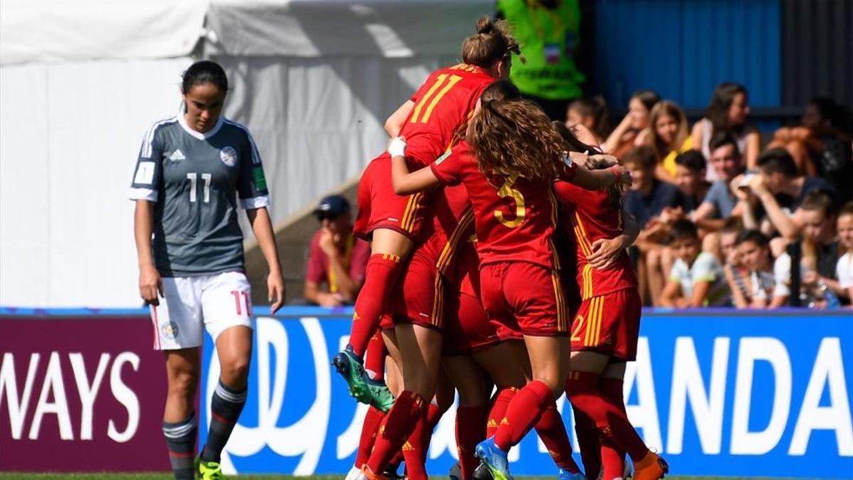 España debutó en el Mundial Sub-20 de Francia con un 1-4 ante Paraguay