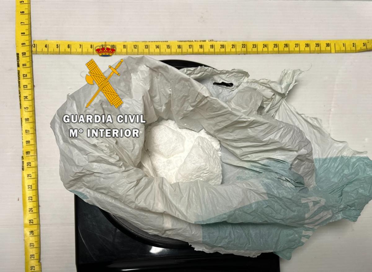 Cocaína intervenida.