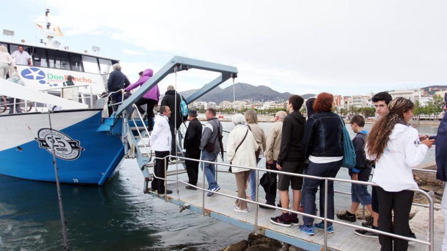 Una sortida en vaixell en una anterior edició de la Festa del Mar