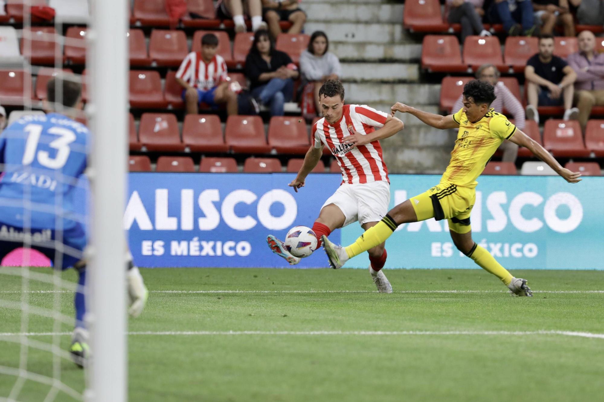 Así fue el partido entre el Sporting y el Mirandés