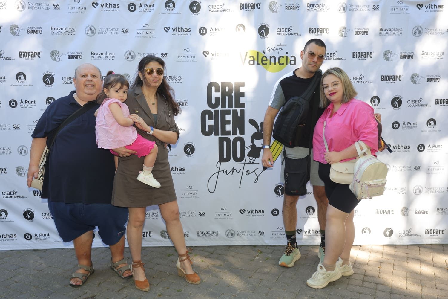 'Creciendo Juntos' en Bioparc València: photocall de todos los asistentes