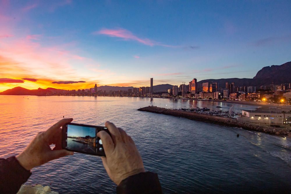 El atardecer desde el Castell