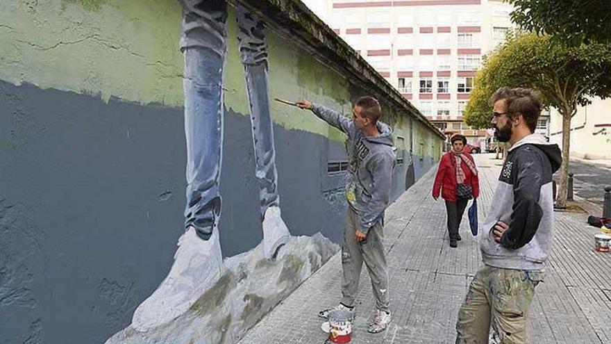 El río Eume, en una pared de Monte Alto