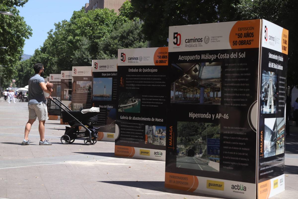 El Colegio de Ingenieros de Caminos inaugura una exposición en el Bulevar