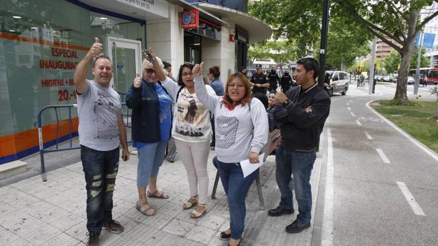 Alarma por atraco en una protesta en Kutxabank